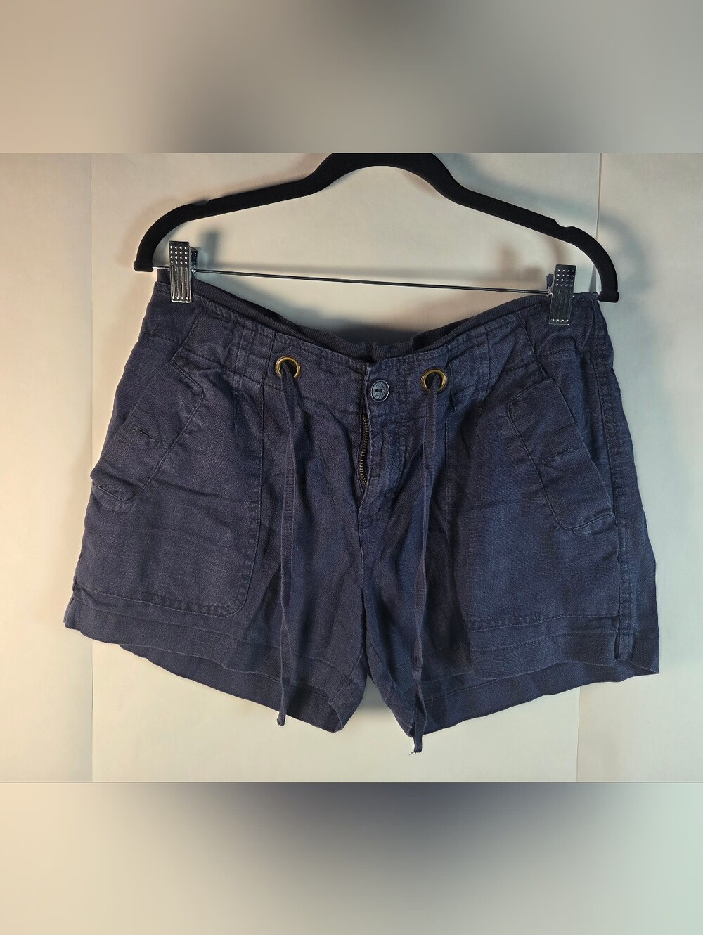 Sanctuary Navy Drawstring Utility Shorts